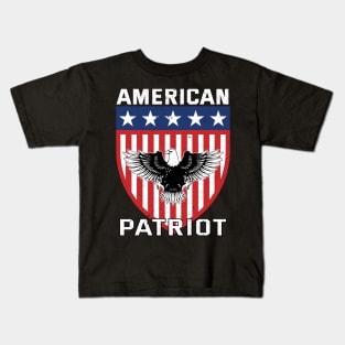 American Patriot Flag Kids T-Shirt